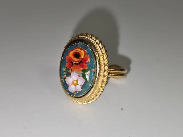 Bague Vintage Femme En Plaqué Or - Anneau Simple, Neuf Avec étiquettes