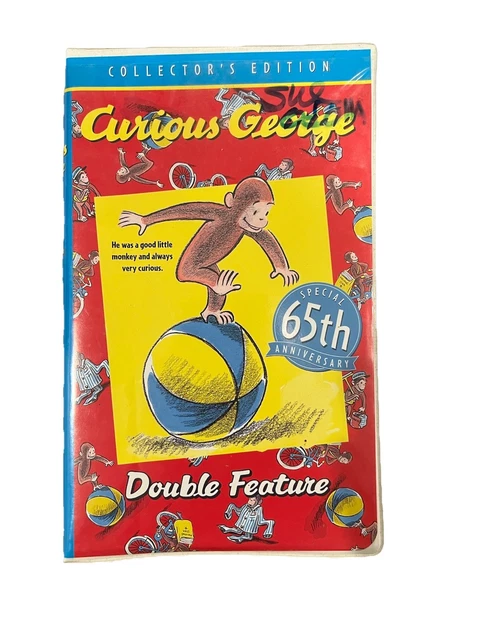 CURIOUS GEORGE SPECIAL 65th Anniversary Double Feature (VHS) $16.36 ...