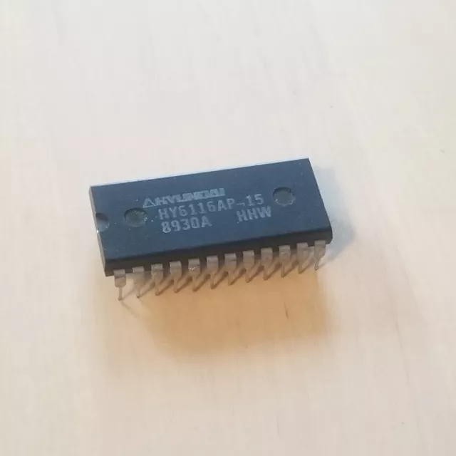 HY6116AP-15 Hyundai RAM 6116 CDM6116 HM6116 TMM2016 TMS4016 DIP-24 IC NEW