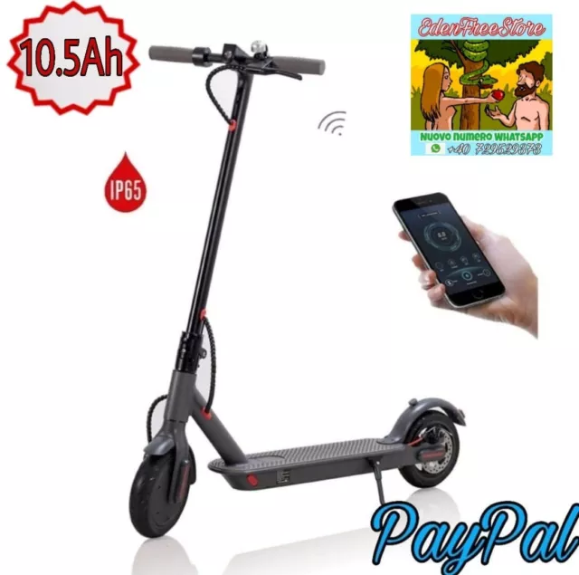 🛴 Patinete Eléctrico Plegable 350W ADULTOS 3 VELOCIDADES Y CON APP PARA CELULAR