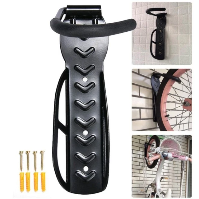 Bicycle Bike Cycling Wall Mount Hook Hanger Garage Storage Holder Rack Stand