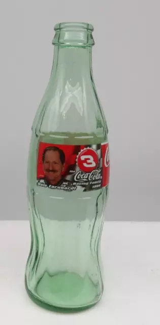 Coca Cola Classic Racing Family - Dale Earnhardt #3 - Glass 8 Fl Oz Bottle