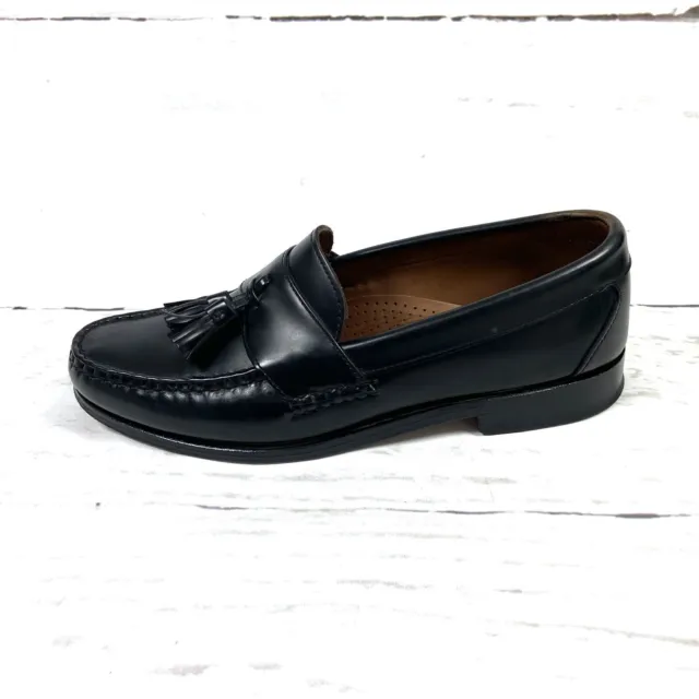 ALLEN EDMONDS STOWE Shoes Men’s 8.5D Black Tassel Loafers Leather $67. ...