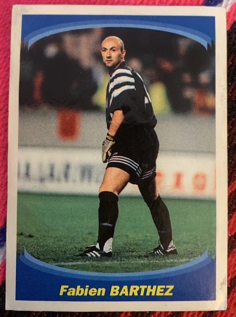 Carte panini foot Fabien Barthez Champion d'Europe 93 OM cards 96 - Collection