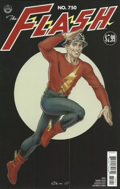 THE FLASH #750 Variant Nicola Scott 1940s Cover  VOL 1 DC COMICS 2020 DE1B