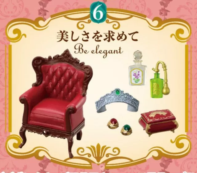 New Re-ment Rose Palace Doll House / 6. Elegant / Japan mini figure / Gift