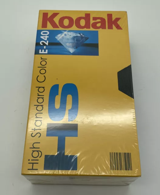 2x KODAK High Standard Color E-240 HS Video Casette VHS Videokassette Neu & OVP