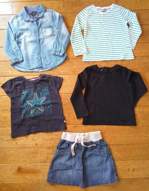 Girls 2-3 years, bundle, Next, Mantaray, skirt, tops, denim shirt
