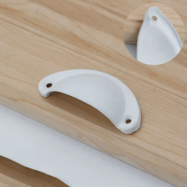 10 Pcs Kitchen Hardware Accessory Metal Handle Cabinet Drawer Pulls Shell 5