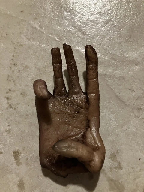 “Cursed” Monkey's Paw / Monkey Hand Prop Replica Hand-Made novelty 3 Wishes Claw