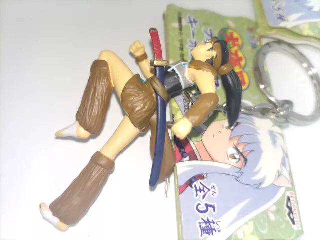 Inuyasha figure key chain part 3 Inuyasha Miroku Koga Sango set of 4 2