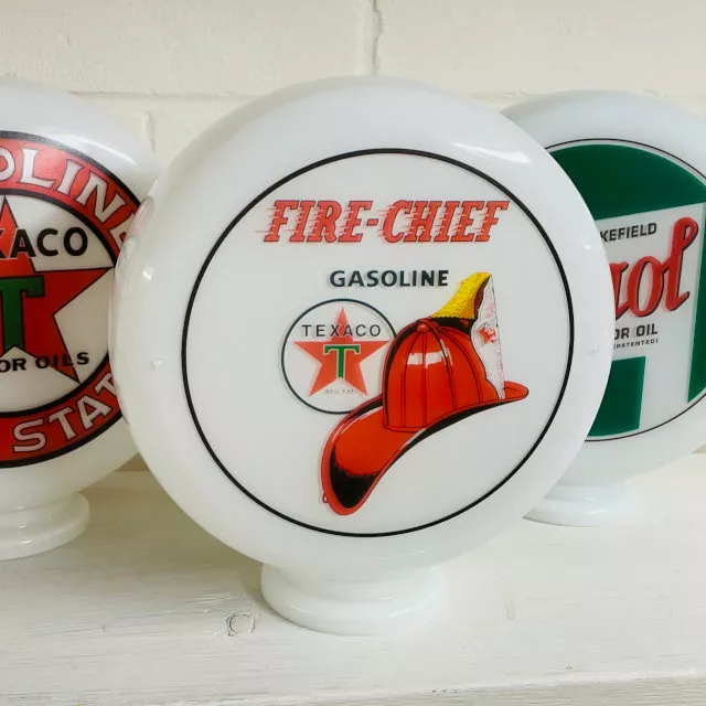 Texaco Fire Chief Mini Gas Pump Globe, Oil and Petrol Memorabilia