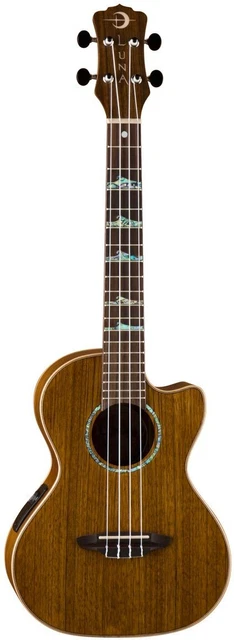 Luna UKE HTT OVA Ukulele Uke High Tide Ovangkol Tenor w/Preamp