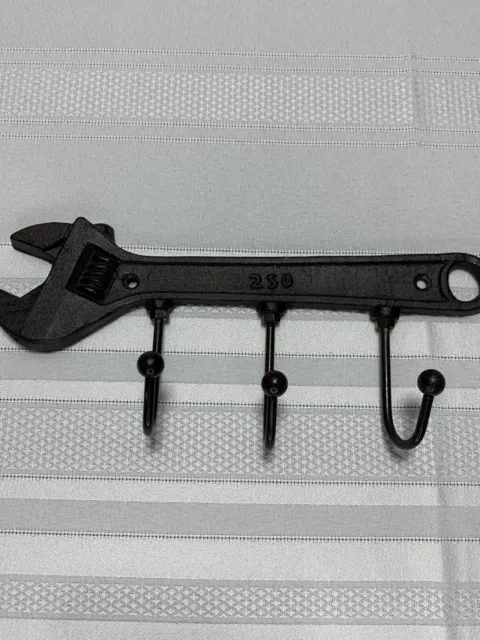Wrench Key Holder Wrought Iron wall mounted