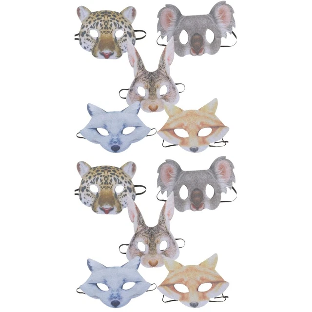 10 Pcs Plastique Masque D'animaux Manquer Cosplay Masques Fête