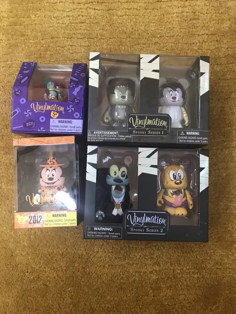 Disney Vinylmation Not So Scary Minnie Halloween Pumpkin Spooky Series 1 & 2 Lot