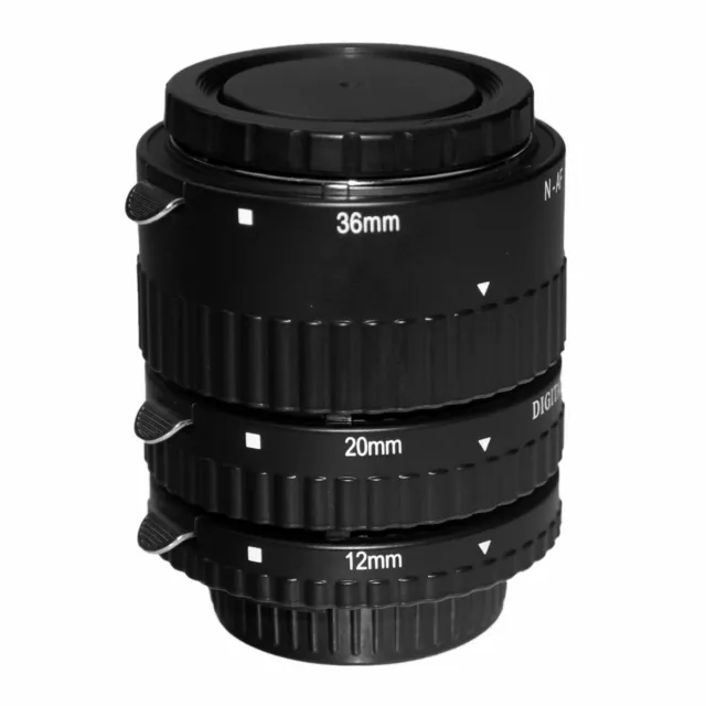 Meike MK-N-AF-B Auto Focus AF Macro Extension Tube Set for Nikon DSLR Camera UK 3