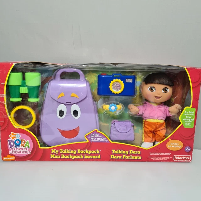 DORA THE EXPLORER My Talking Backpack With Duel Talking Dora Brand 2002