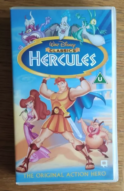 Hercules  Walt Disney Classics VHS PAL 1998 James Woods - Danny Devito - VGC