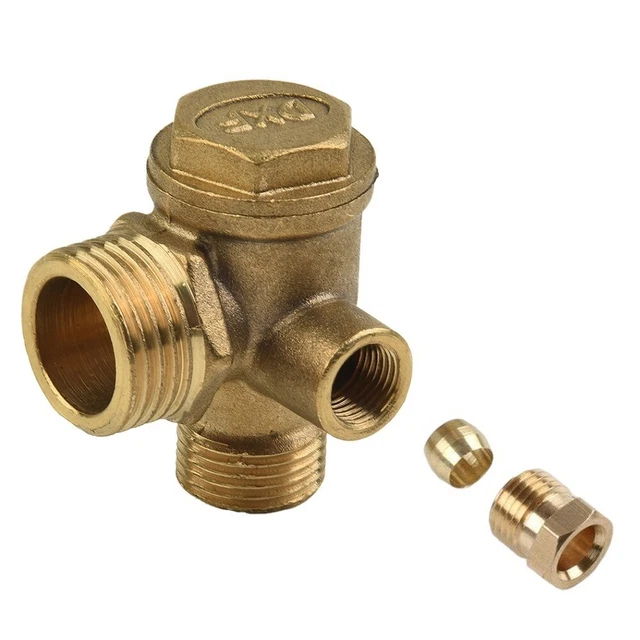 Air Compressor Check Valve Check Valve Connecting Connector For Tube Piston Pum