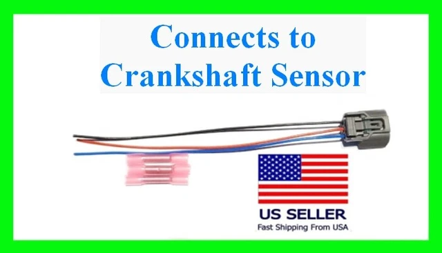 Fits Chevy GMC GM Crankshaft Position Sensor Connector Pigtail Plug Harness - View #7