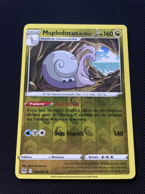Carte Pokémon Muplodocus de Hisui GG21/GG70 EB12.5 Zenith Suprême FR
