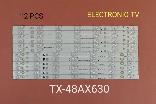Lot De 12 Barrettes Rétroéclairage LED Pour Téléviseur Philips 58PUS7805/12 - Neuf D'origine