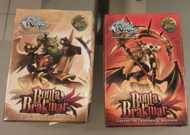 Lot 2 decks de cartes WAKFU DOFUS starter BONTA & BRAKMAR ankama