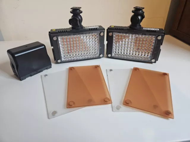 2X F&V Z96 UltraColor Daylight LED Video Light - 95 CRI TESTED WORKS!