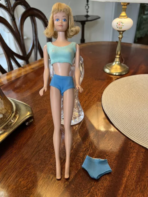 Vintage Barbie Straight Leg Midge Doll 1962 Nice Hair