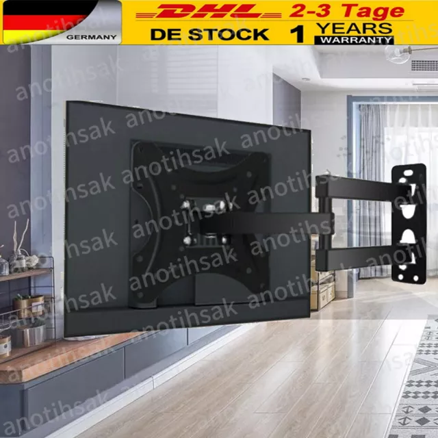 TV Wandhalterung LCD LED Fernseher Wandhalter neigbar schwenkbar 12 26 32 42Zoll