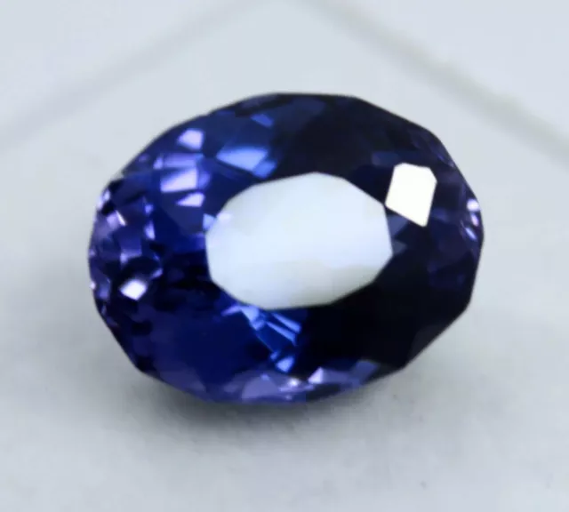 7 Ct Natural PURPLE Tanzanite CERTIFIÉ Oval Cut Loose Gemstone Rare