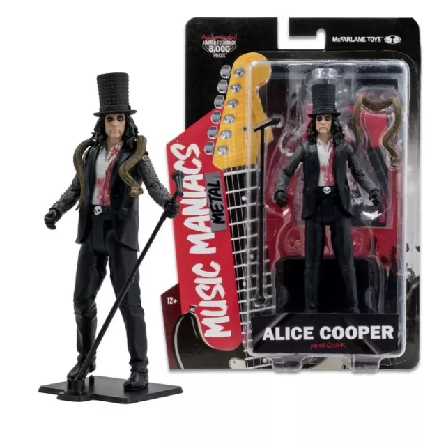 McFarlane Toys - Music Maniacs Metal Alice Cooper 6in Action Figure (PRE-ORDER)