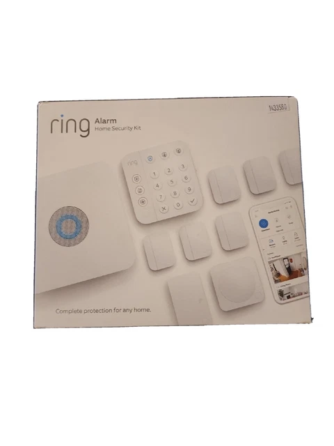 Brand New! Ring Alarm Wireless Security Kit Home System 10 Piece.  Factory Seal