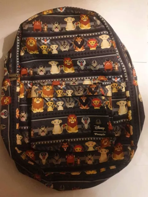 Loungefly Disney Princess Chibi Characters Backpack & Cardholder RARE ~ NWT