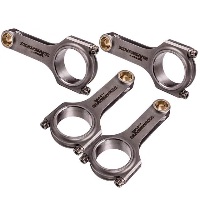 4x Forged H-Beam Connecting Rods+ARP2000 Bolts For Triumph TR3 TR4 Bielle Pleuel