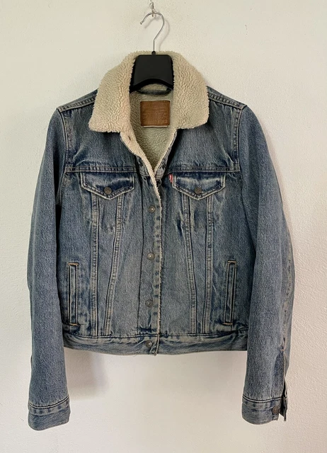 Levi Strauss & Co, Premium, Sherpa Lined Denim Jacket, Trucker Western, small M