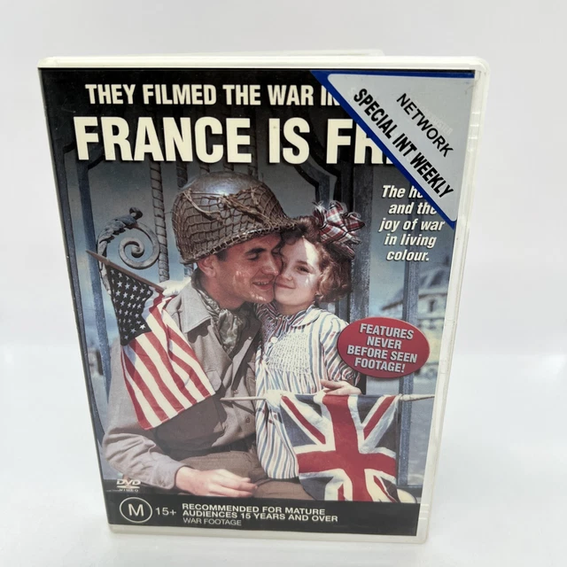THEY FILMED THE War In Colour - France Is Free (DVD 2000) Ex  