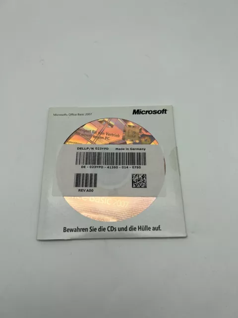 Microsoft Office Basic 2007 OEM Vollversion - Neu Sealed !