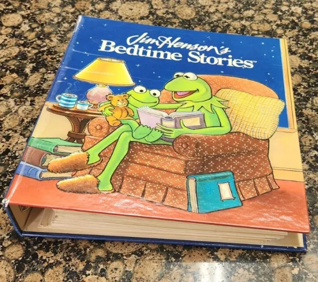 Jim Hensons Bedtime Stories FULL Binder 1989 VINTAGE Fraggle Rock, Muppet Babies