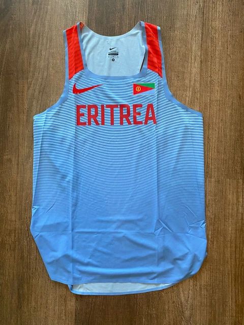 NEW Nike Pro Elite Eritrea Track & Field Running Singlet MADE IN USA Mens Size M