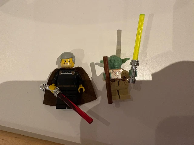 Sw0060 LEGO STAR WARS Minifigures 7103 Yoda sw0051 and Count Dooku sw0060 ...