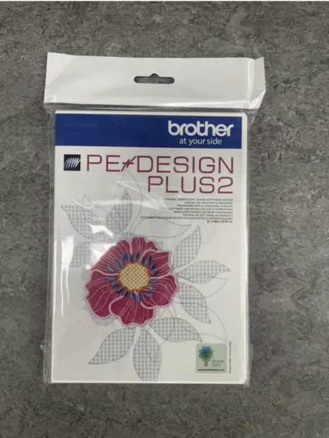 Brother PE Design Plus 2 Sticksoftware. Brandneu ungeöffnet