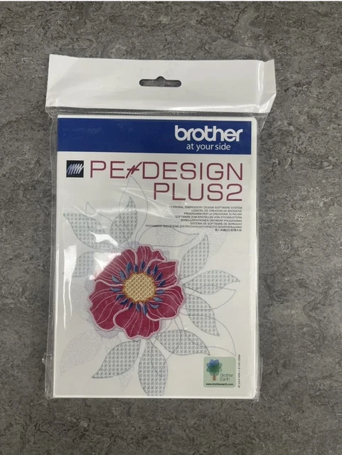 Brother PE Design Plus 2 Sticksoftware. Brandneu ungeöffnet