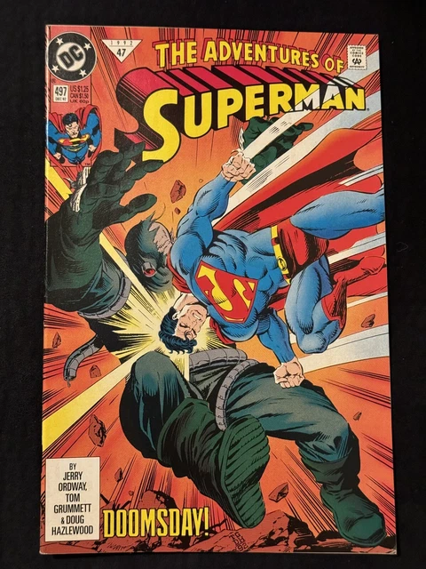 Adventures Of Superman #497 (DC, 1992)  VF (combine ship ok)