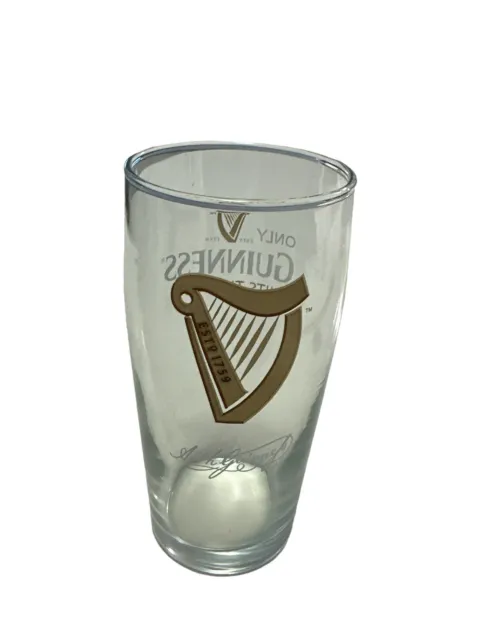 GUINNESS BEER GLASS 450mls  Collectors Glass - Man Cave
