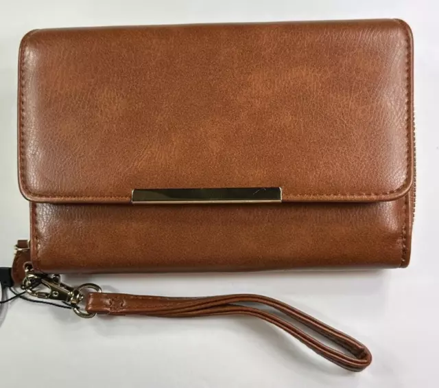 Authentic Womans Mundi Zip Around Wallet / Brown Sugar / NWT / Reg $46