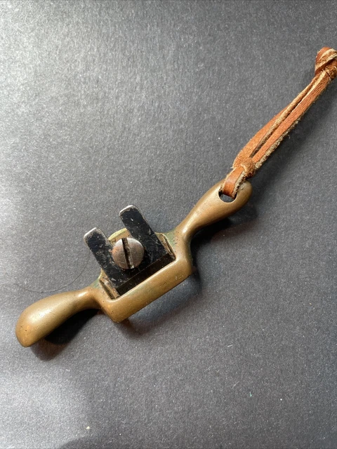 Vintage Tiny Brass Spoke Shave