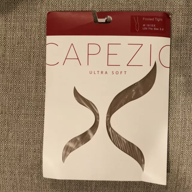 CAPEZIO Little Girls Size 2-6 Ultra Soft Footed Tights Style 1915X NWT