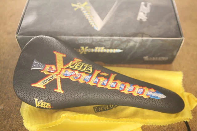 VUELTA Selle Bassano Saddle GENUINE LEATHER Made In Italy Cromoly Rails - Foto 6